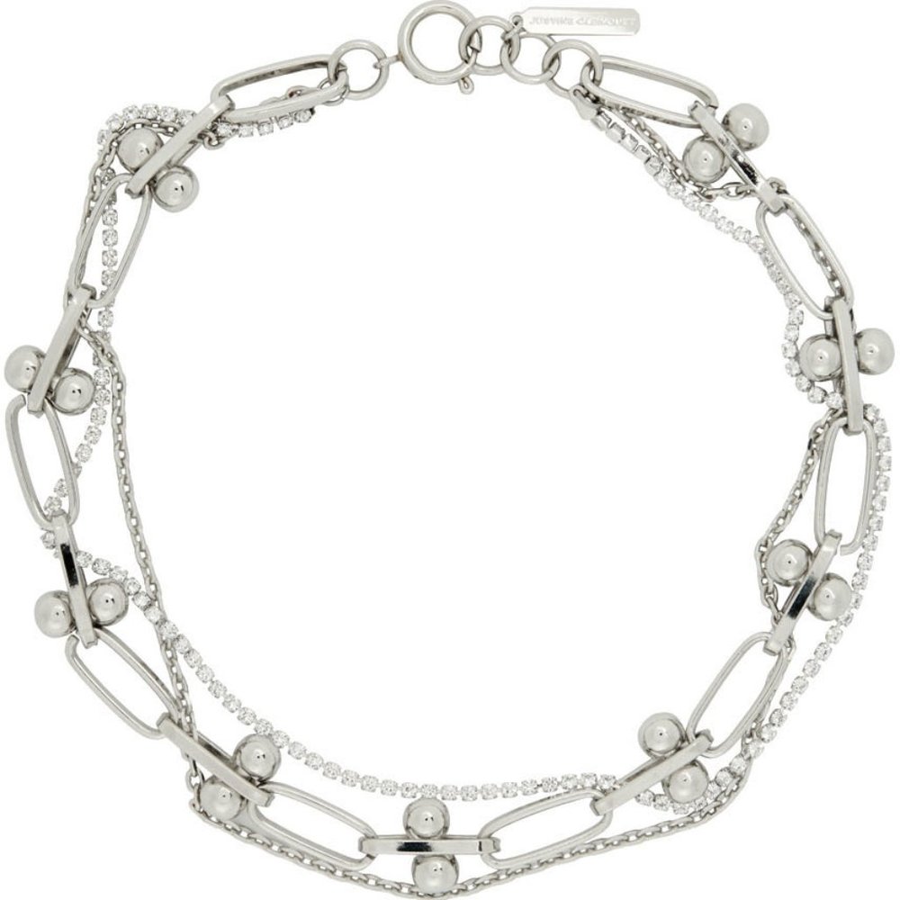 Justine Clenquet Silver Janay Choker Necklace